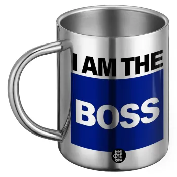 I am the Boss, Ανοξείδωτη Μεταλλική Κούπα 450ml - Διπλού Τοιχώματος