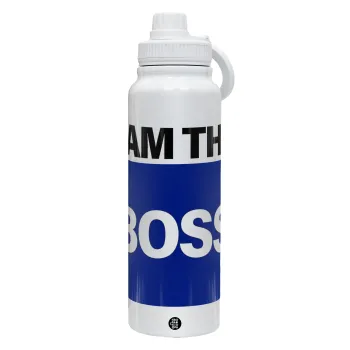 I am the Boss, Θερμός 1L Ανοξείδωτο με Βάση Κινητού & Διπλά Τοιχώματα