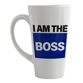 I am the Boss, Κούπα κωνική Latte Μεγάλη, κεραμική, 450ml