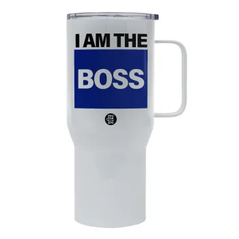I am the Boss, Tumbler με καπάκι, διπλού τοιχώματος (θερμό) 750L