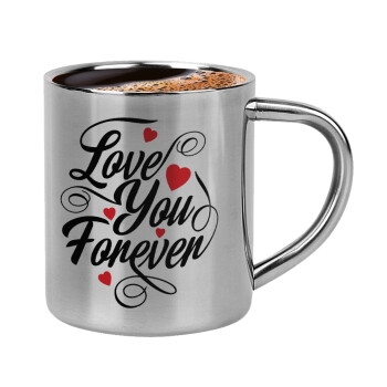 Love you forever, Κουπάκι μεταλλικό διπλού τοιχώματος για espresso (220ml)