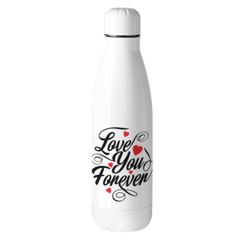 Love you forever, Metal mug thermos (Stainless steel), 500ml