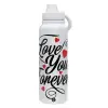 1L Stainless Steel Thermal Bottle with Phone Holder & Double Wall Insulation