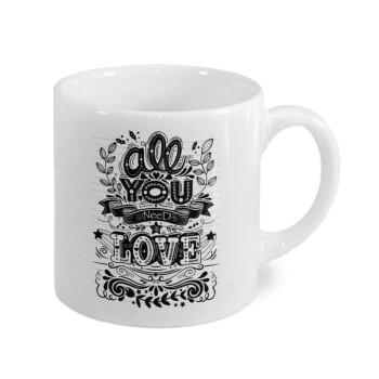All you need is love, Κουπάκι κεραμικό, για espresso 150ml