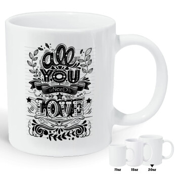 All you need is love, Κούπα Giga, κεραμική, 590ml