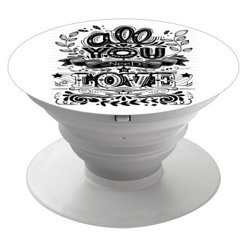 All you need is love, Phone Holders Stand  Λευκό Βάση Στήριξης Κινητού στο Χέρι