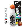 Bascetball Metal mug thermos, double wall, 550ml