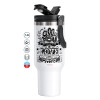Mega Stainless steel Tumbler with lid, double wall 1,2L