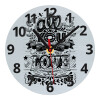 Ρολόι τοίχου γυάλινο (20cm)