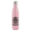 Metal mug thermos Pink Iridiscent (Stainless steel), double wall, 500ml