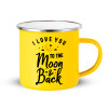 Yellow Enamel Metallic Cup 360ml