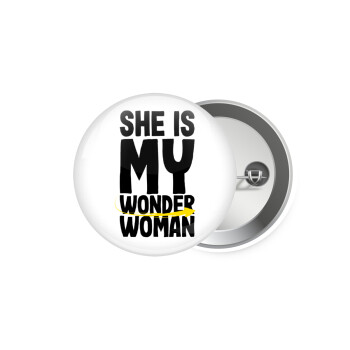 She is my wonder woman, Κονκάρδα παραμάνα 5.9cm