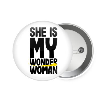 She is my wonder woman, Κονκάρδα παραμάνα 7.5cm