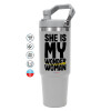 GREY color, 890ml (30oz) stainless Steel Tumbler with Handle