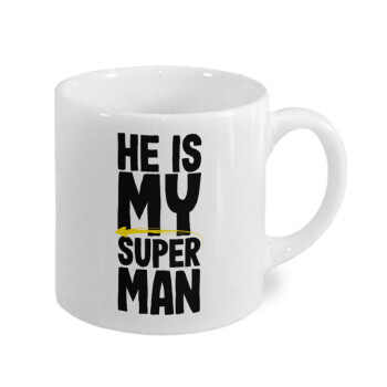 He is my superman, Κουπάκι κεραμικό, για espresso 150ml