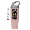 Pink color, 890ml (30oz) stainless Steel Tumbler with Handle