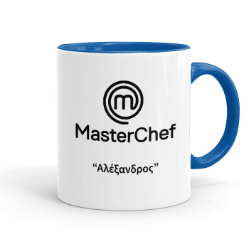 Master Chef, Mug colored blue, ceramic, 330ml