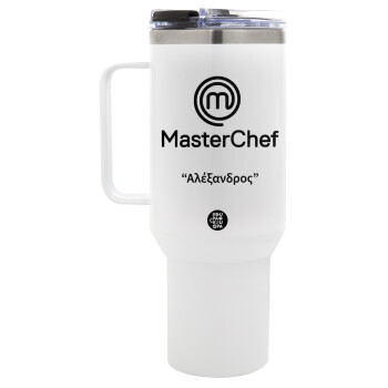 Master Chef, Mega Stainless steel Tumbler with lid, double wall 1,2L