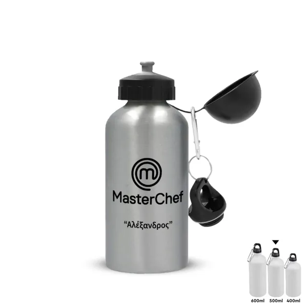 Master Chef — Metallic water jug, Silver, aluminum 500ml