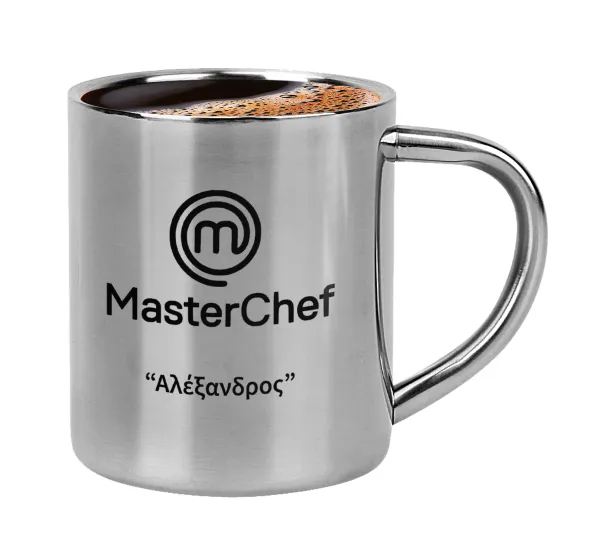 Master Chef — Double-wall metal cup for espresso (220ml)