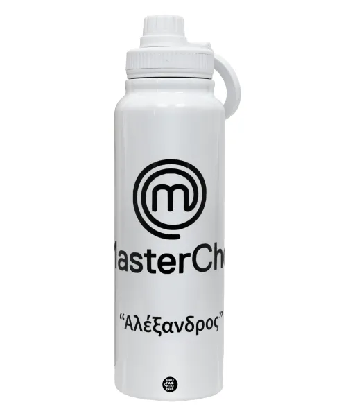 Master Chef — Θερμός 1L Ανοξείδωτο με Βάση Κινητού & Διπλά Τοιχώματα