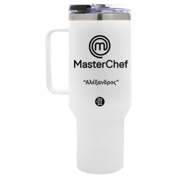 Master Chef, Mega Tumbler με καπάκι, διπλού τοιχώματος (θερμό) 1,2L