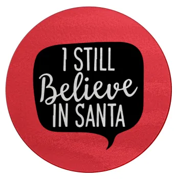 Ι still believe in santa, Επιφάνεια κοπής γυάλινη στρογγυλή (30cm)