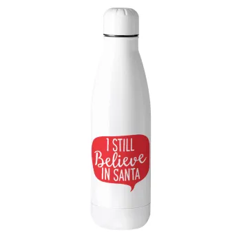 Ι still believe in santa, Μεταλλικό παγούρι θερμός (Stainless steel), 500ml