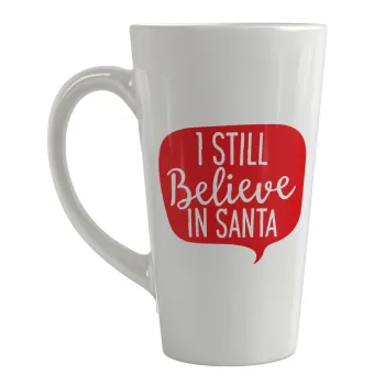 Ι still believe in santa, Κούπα κωνική Latte Μεγάλη, κεραμική, 450ml