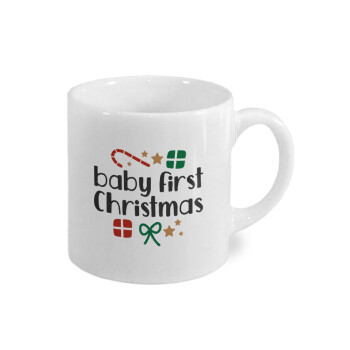 Baby first Christmas, Κουπάκι κεραμικό, για espresso 150ml