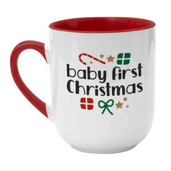 Baby first Christmas, Κούπα κεραμική tapered 260ml