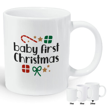 Baby first Christmas, Κούπα Giga, κεραμική, 590ml
