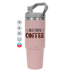 PINK Travel Tumbler with Handle 890ml