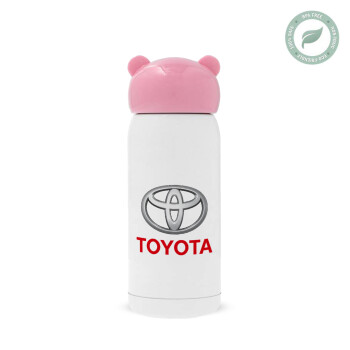Toyota, Ροζ ανοξείδωτο παγούρι θερμό (Stainless steel), 320ml