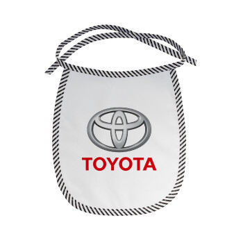 Toyota, Σαλιάρα μωρού αλέκιαστη με κορδόνι Μαύρη