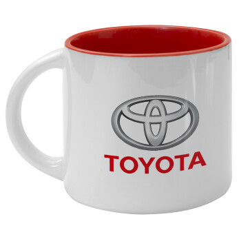 Toyota, Κούπα κεραμική 400ml Λευκή/Κόκκινη