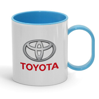 Toyota, Κούπα (πλαστική) (BPA-FREE) Polymer Μπλε για παιδιά, 330ml