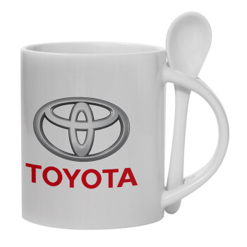 Toyota, Κούπα, κεραμική με κουταλάκι, 330ml (1 τεμάχιο)