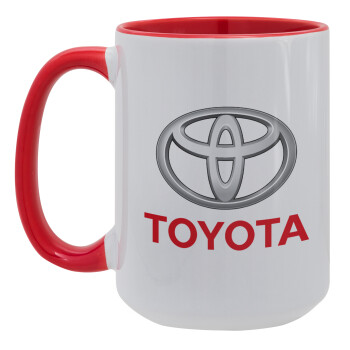 Toyota, Κούπα Mega 15oz, κεραμική Κόκκινη, 450ml