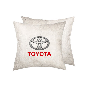 Toyota, Μαξιλάρι καναπέ Δερματίνη Γκρι 40x40cm με γέμισμα