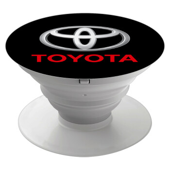 Toyota, Phone Holders Stand  White Hand-held Mobile Phone Holder