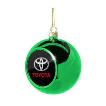 Toyota, Χριστουγεννιάτικη μπάλα δένδρου Πράσινη 8cm