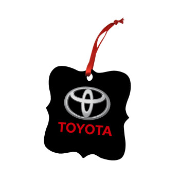 Toyota, Χριστουγεννιάτικο στολίδι polygon ξύλινο 7.5cm