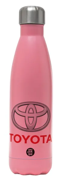Toyota — Metal mug thermos Pink Mat (Stainless steel), double wall, 500ml