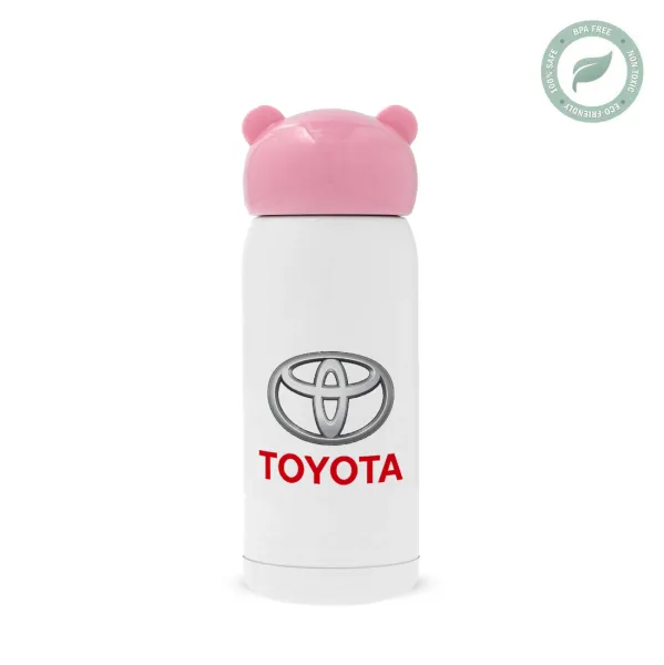 Toyota — Pink stainless steel thermal flask, 320ml