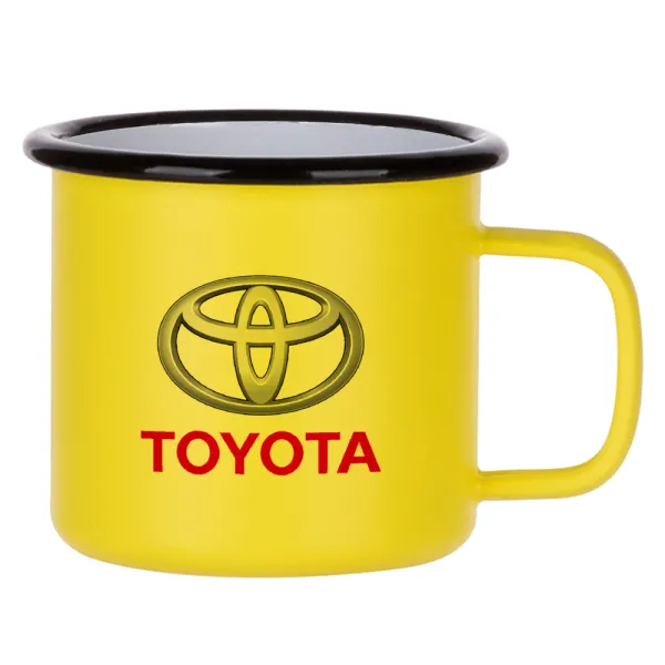 Toyota — Κούπα Μεταλλική εμαγιέ ΜΑΤ Κίτρινη 360ml