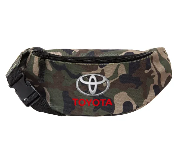 Toyota — Unisex waist bag (banana) in Jungle camouflage color with 2 pockets