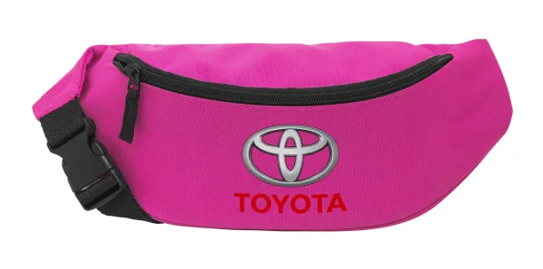 Toyota — Unisex waist bag (banana) in PINK color with 2 pockets
