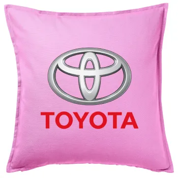 Toyota, Sofa cushion Pink 50x50cm includes filling