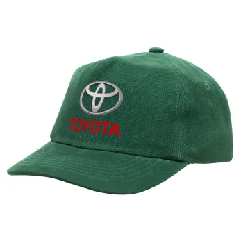 Toyota, Children's Baseball Cap, 100% Cotton Drill, GREEN (COTTON, CHILDREN'S, ONE SIZE)